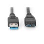 Digitus Cavo di connessione USB 3.0, A/M - micro B/M (AK300116010S)