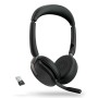 Jabra Evolve2 65 Flex Auricolare Con cavo e senza cavo A Padiglione Ufficio Bluetooth Nero (26699-989-999)