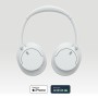 Sony WH-CH720N Cuffie Bluetooth wireless con cancellazione del rumore - Durata della batteria fino a 35 ore e ri (WHCH720NW.CE7)