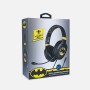 OTL Technologies DC Comics Batman Pro G1 Cuffie Cablato A Padiglione Giocare Nero, Oro (DC0885)