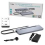 i-tec USB-C Metal Ergonomic 3x 4K Display Docking Station with Power Delivery 100 W + Universal Charger 100  (C31FLAT2PDPRO100W)