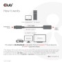 CLUB3D CAC-1088 cavo e adattatore video 0,21 m DisplayPort HDMI Nero (CAC-1088)