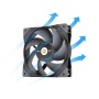 Thermaltake SWAFAN GT12 Case per computer Raffreddatore d'aria 12 cm Nero 3 pz (CL-F155-PL12BL-A)