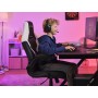 Trust GXT 703W RIYE Sedia per gaming universale Nero, Bianco (25130)