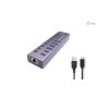 i-tec USB-A/USB-C Charging HUB 9port with LAN + Power Adapter 60 W (CACHARGEHUB9LAN)