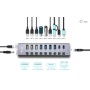 i-tec USB-A/USB-C Charging HUB 9port with LAN + Power Adapter 60 W (CACHARGEHUB9LAN)