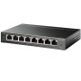 TP-LINK TL-SG108PE Non gestito Gigabit Ethernet (10/100/1000) Supporto Power over Ethernet (PoE) Nero (TL-SG108PE)