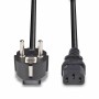 Lindy 30336 cavo di alimentazione Nero 3 m CEE7/7 Accoppiatore C13 (LINDY30336)