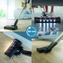 ASPIRAPOLVERE SCOPA ELETTRICA BATTE PHILIPS XC3031/01 CYCLONE LED (XC3031/01)