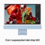 Apple iMac con Retina 24'' Display 4.5K M3 chip con 8‑core CPU e 8‑core GPU, 256GB SSD - Blu (MQRC3T/A)
