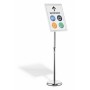 Durable 479923 stand informativo e supporto per brochure A3 Alluminio, Plastica, Acciaio Argento (479923)