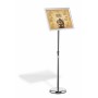 Durable 479923 stand informativo e supporto per brochure A3 Alluminio, Plastica, Acciaio Argento (479923)