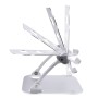 StarTech.com Supporto per PC Portatile da Scrivania - Stand Ergonomico ad Altezza Regolabile per Notebook, Ri (ADJ-LAPTOP-RISER)