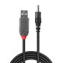 Lindy 70266 cavo di alimentazione Nero 1,5 m USB A (70266)