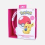 OTL Technologies Pokémon Pokéball Pink Kids Cuffie Cablato A Padiglione Giocare Rosa, Bianco (PK0842)