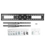 Nedis TVWM2070BK Supporto TV a parete 2,54 m (100") Nero (NETVWM2070BK)