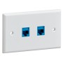 Leviton 41070-2WS presa energia RJ-45 Bianco