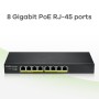 Zyxel GS1915-8EP Gestito L2 Gigabit Ethernet (10/100/1000) Supporto Power over Ethernet (PoE) Nero (GS1915-8EP-EU0101F)