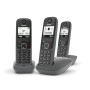 Gigaset AS490 Trio Telefono analogico/DECT Identificatore di chiamata Nero (L36852H2810K143)