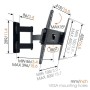 MA3040-B1 STAFFA ROTANTE 32-55 (VOG8573040)