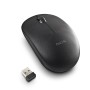 NGS FOG PRO mouse Ambidestro RF Wireless Ottico 1000 DPI (FOGPROBLACK)