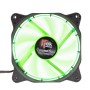 itek Cosmo Flow Case per computer Ventilatore 12 cm Nero, Verde (ITCFLC12G)
