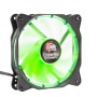 itek Cosmo Flow Case per computer Ventilatore 12 cm Nero, Verde (ITCFLC12G)