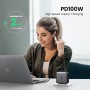 Ugreen 40747 Caricabatterie per dispositivi mobili Universale Nero AC Ricarica rapida Interno (40747)