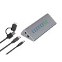 Conceptronic HUBBIES18G hub di interfaccia USB 3.2 Gen 1 (3.1 Gen 1) Type-B 5000 Mbit/s Grigio (HUBBIES18G)