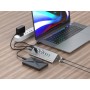 Conceptronic HUBBIES18G hub di interfaccia USB 3.2 Gen 1 (3.1 Gen 1) Type-B 5000 Mbit/s Grigio (HUBBIES18G)