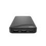 POWER BANK 10000MAH BLACK 3 DEVICE 1 USB-C 2 USB-A DISPLAY CYGNETT (CY4341PBCHE)