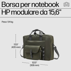 HP 15.6-inch Modular Laptop Bag (9J4C2AA)
