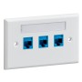 Leviton 42070-3WS presa energia RJ-45 Bianco