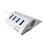 Ewent EW3934 prolunghe e multiple 2 m 5 presa(e) AC Interno Blu, Bianco (CEEW3934)