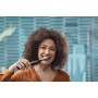 Philips DiamondClean 9000 Sonicare Spazzolini Elettrico Sonici con App, confezione da 2 Spazzolini Neri HX9914/54