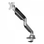 V7 DM1HDS supporto da tavolo per Tv a schermo piatto 124,5 cm (49") Nero, Argento Scrivania