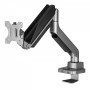 V7 DM1HDS supporto da tavolo per Tv a schermo piatto 124,5 cm (49") Nero, Argento Scrivania