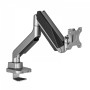 V7 DM1HDS supporto da tavolo per Tv a schermo piatto 124,5 cm (49") Nero, Argento Scrivania