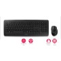 CHERRY DW 5100 tastiera Mouse incluso RF Wireless Ceco, Slovacco Nero (JD-0520CS-2)