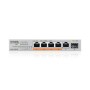 Zyxel XMG-105HP Non gestito 2.5G Ethernet (100/1000/2500) Supporto Power over Ethernet (PoE) Argento (XMG-105HP-EU0101F)