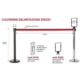 KIT COLONNINA CR COMPL.NASTRO ROSSA (KIT612CR480-RO)