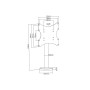 Multibrackets 4400 Supporto TV a parete 109,2 cm (43") Nero (MB4400)