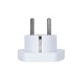 Rivacase PS4100 W00 adattatore per presa di corrente Tipo C (Europlug) Tipo G (UK) Bianco