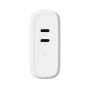 MAXO 65W 2P USB-C CHARGER WHT (25381)