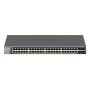 48P GE POE+ SMART SWTH W/10G (GS752TXP-300EUS)