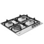 Beko HIAW64225SXE Acciaio inox Da incasso 60 cm Gas 4 Fornello(i) (7751688318)