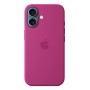 Apple Custodia MagSafe in silicone per iPhone 16 - Fucsia (MYY53ZM/A)