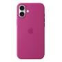 Apple Custodia MagSafe in silicone per iPhone 16 Plus - Fucsia (MYYE3ZM/A)