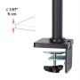 Ergotron NX Series NX MONITOR ARM BLACK 86,4 cm (34") Nero Scrivania (45-669-224)