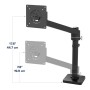 Ergotron NX Series NX MONITOR ARM BLACK 86,4 cm (34") Nero Scrivania (45-669-224)